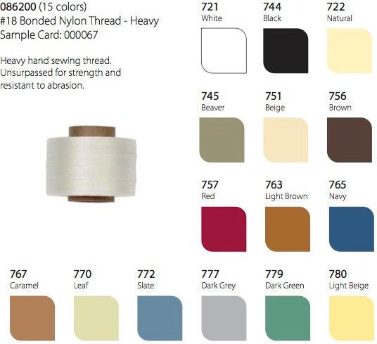 Conso #18 Nylon Upholstery Sewing Thread - 722 Natural - Alan Richard Textiles, LTD Conso Thread