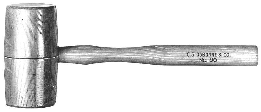 Hickory Mallet - C.S. Osborne Hammers and Mallets