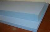 High Density FR Blue Upholstery Firm Foam Sheet 2" x 24" x 108" - Foam Sheets Hi-Quality
