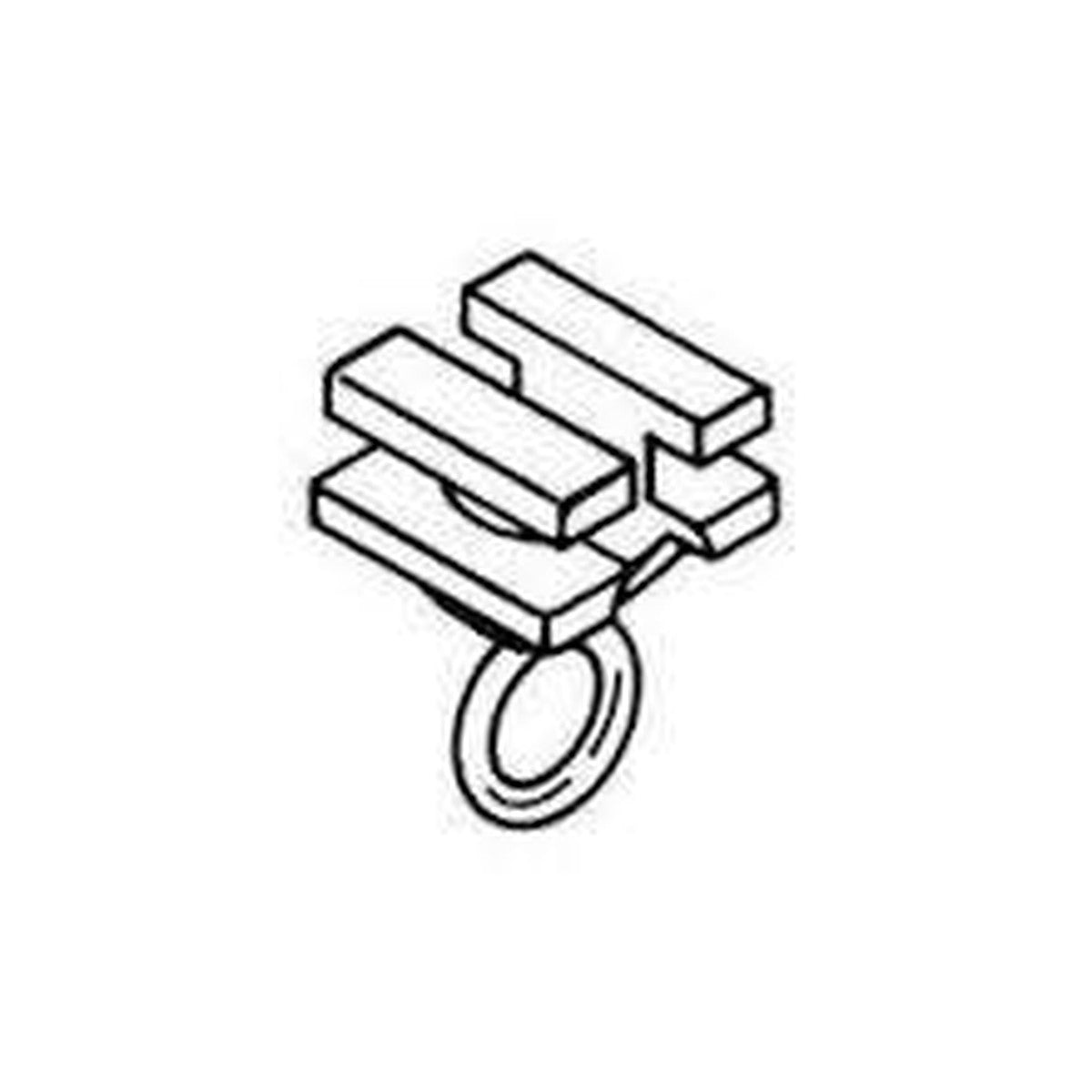 Kirsch Architrac Snap-in Slide - For 9000 Series -100 Per Box - Kirsch Architrac - Series 94001