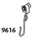 Kirsch Metal Hook Slide - 9616.061 - Zinc Plated - Kirsch Architrac Series 9600