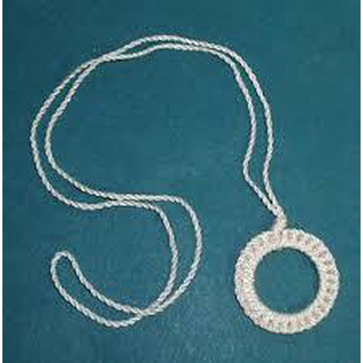 Rayon Ring Pull (100 Box) White - Window Shade Pulls