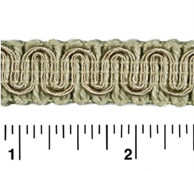 Rayon Scroll Gimp - C11 Oyster - Alan Richard Textiles, LTD Conso Scroll Gimp