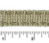 Rayon Scroll Gimp - C11 Oyster - Alan Richard Textiles, LTD Conso Scroll Gimp