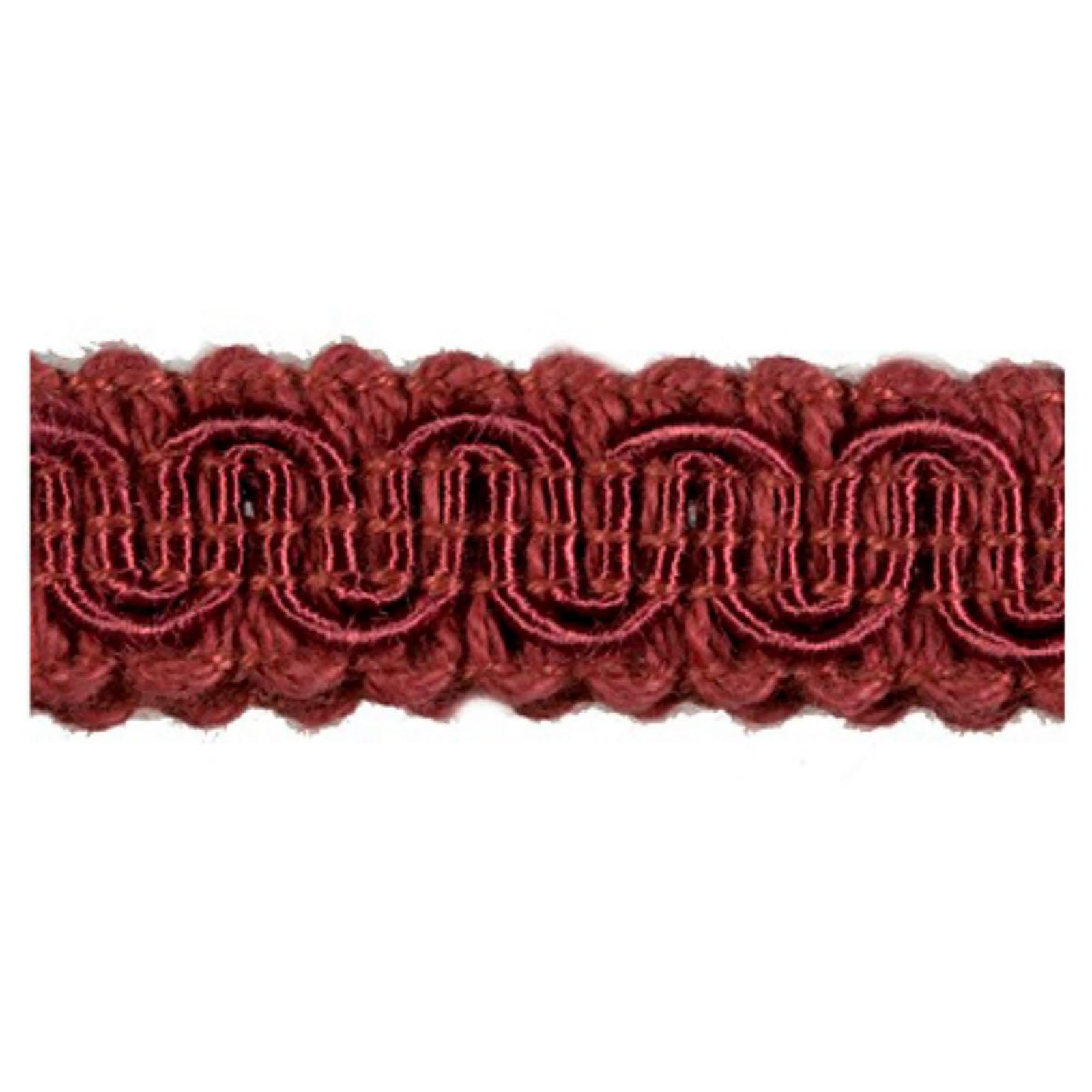Rayon Scroll Gimp - J01  Cherry - Conso Scroll Gimp