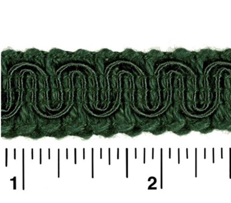 Rayon Scroll Gimp - L44 Dark Green - Conso Scroll Gimp