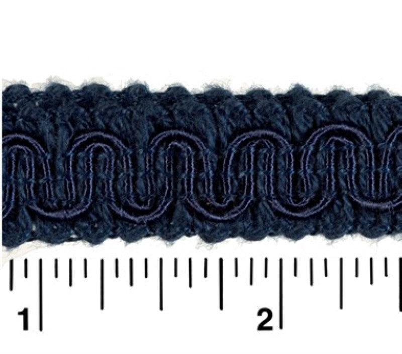 Rayon Scroll Gimp - M42 Dark Navy - Alan Richard Textiles, LTD Conso Scroll Gimp