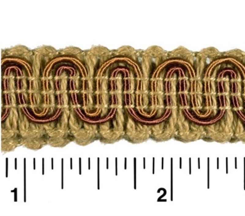 Rayon Scroll Gimp - PR 21 Desert Sand - Alan Richard Textiles, LTD Conso Scroll Gimp