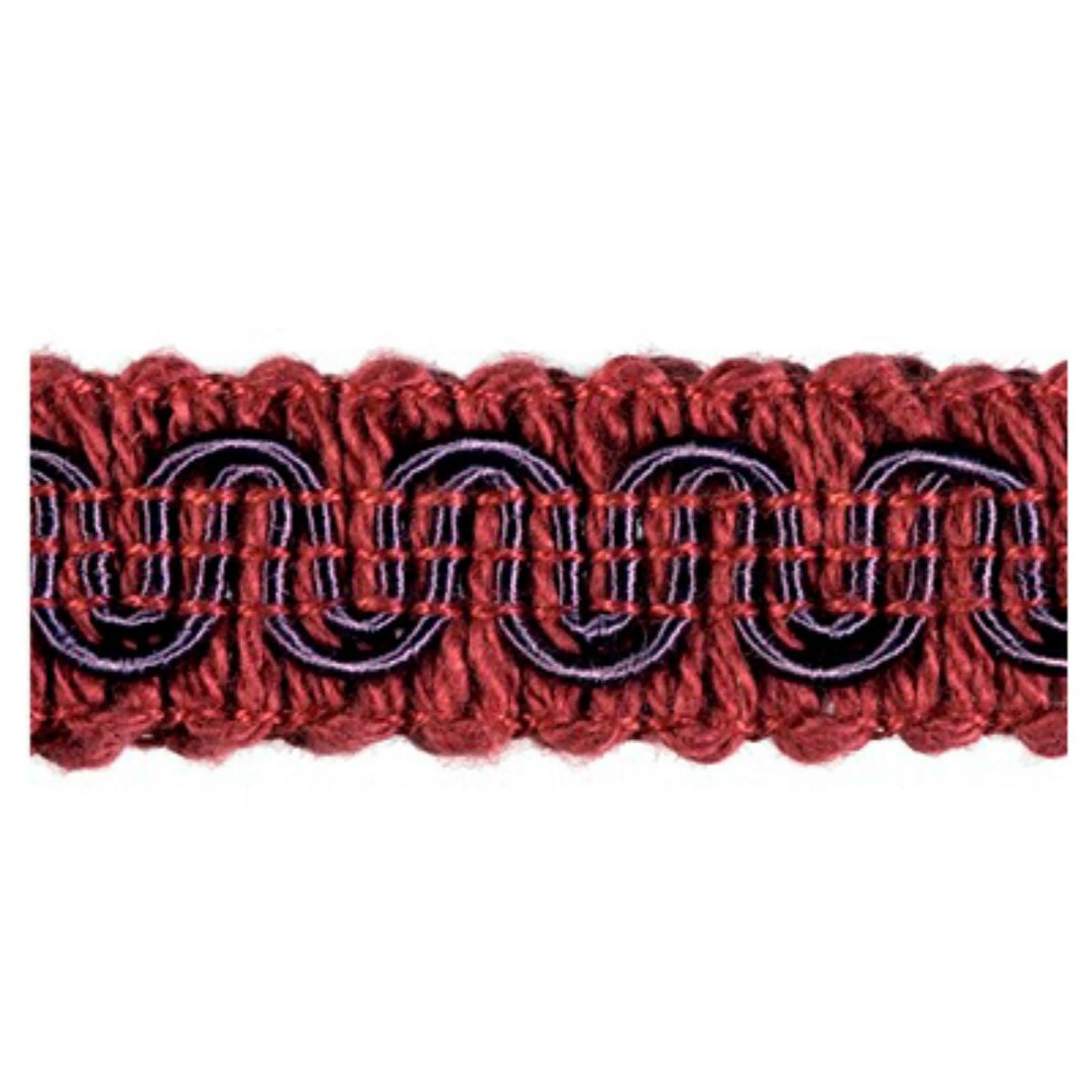 Rayon Scroll Gimp - PR22 Very Berry - Alan Richard Textiles, LTD Conso Scroll Gimp