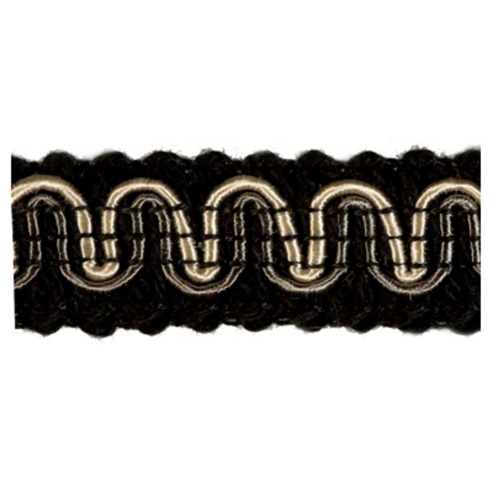 Rayon Scroll Gimp - PR23 Tuxedo - Alan Richard Textiles, LTD Conso Scroll Gimp