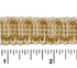 Rayon Scroll Gimp - Y28 Alabaster/Gold - Conso Scroll Gimp