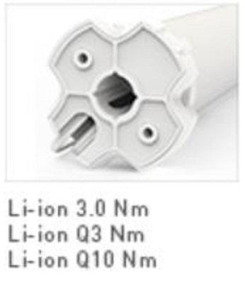 Rollease Li-Ion Q10 Battery Motor - Alan Richard Textiles, LTD Rollease Battery Motors & Remote Controls