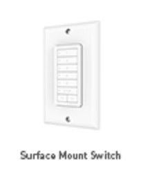 Rollease Surface Mount Switch Remote Control - 5 Channels - Alan Richard Textiles, LTD Rollease Battery Motors & Remote Controls