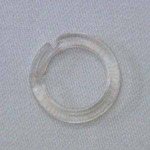 Roman Shade Split Rings - Clear - 100 Per Bag - Roman Shade Rings