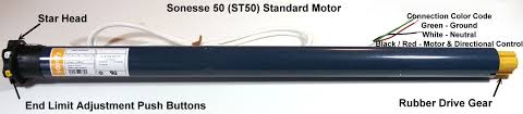 Somfy Sonesse® Ultra 506A2 RTS - 1002562 - Alan Richard Textiles, LTD Somfy 500 Series Motors & Cable Options