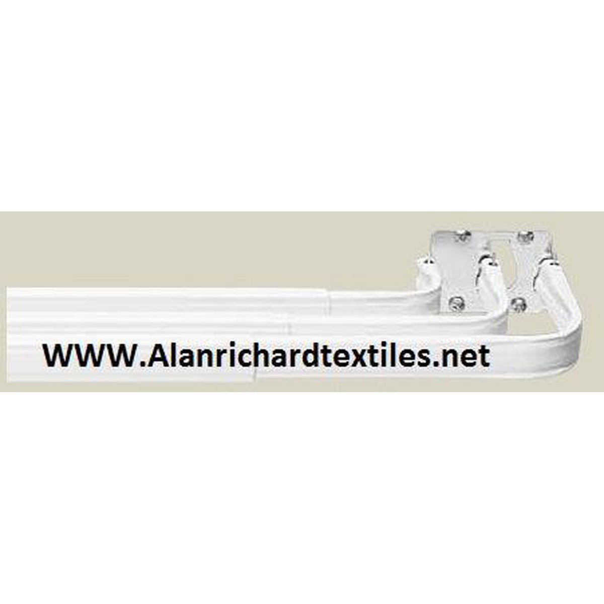 Triple Curtain Rod 51"-86" Clearance 1-1/4" ;1 Support - Alan Richard Textiles, LTD Kirsch Curtain Rods & Components