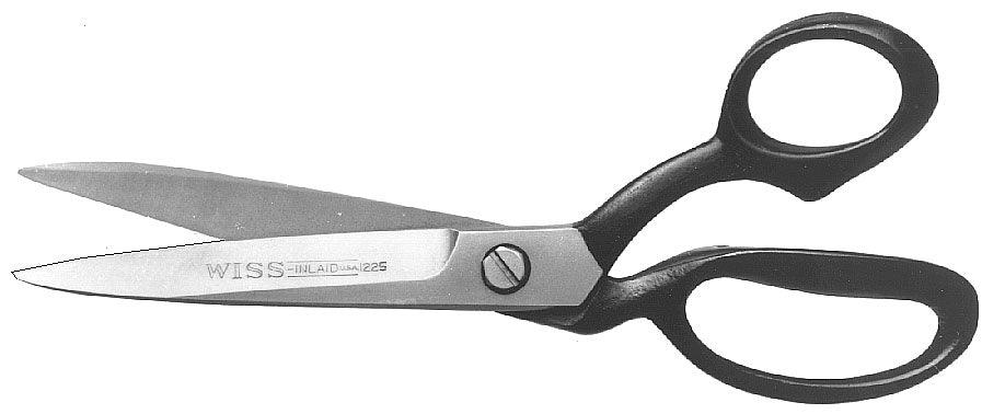 Wiss Bent Trimmer Shears With Knife Edge - 10-3/8" - W1225 - Alan Richard Textiles, LTD C.S. Osborne, C.S. Osborne Shears