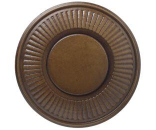 Wood Trends® 4-1/2" Holdback Medallion With Post Arm - 827 - Hazelnut - Kirsch Wood Trends (Rings & Accessories), Kirsch Wood Trends� Classics - 1-3/8" Rings & Accessories