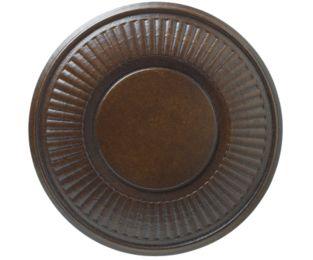 Wood Trends® 4-1/2" Holdback Medallion With Post Arm - 841 - Coffee - Kirsch Wood Trends (Rings & Accessories), Kirsch Wood Trends� Classics - 1-3/8" Rings & Accessories
