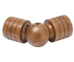 Wood Trends® Swivel Socket For 2" .Wood Pole - 820 - Estate Oak - Alan Richard Textiles, LTD Kirsch Wood Trends (Rings & Accessories), Kirsch Wood Trends� Classics - 1-3/8" Rings & Accessories