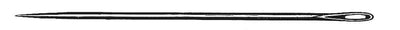 C.S. Osborne Straight Single Round Point Needles