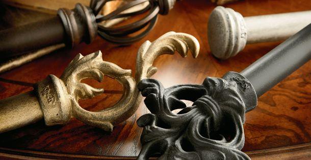 Kirsch Wrought Iron Rings & Accessories - Alan Richard Textiles, LTD