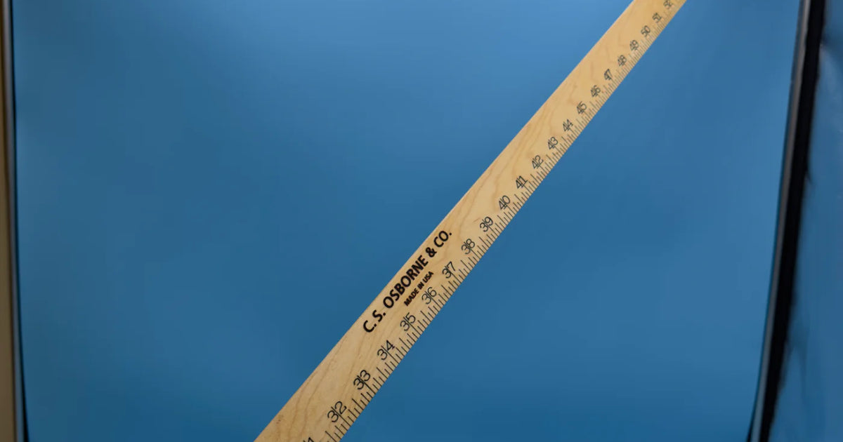 Wood & Metal Measuring Rulers for Workshop & Studio
