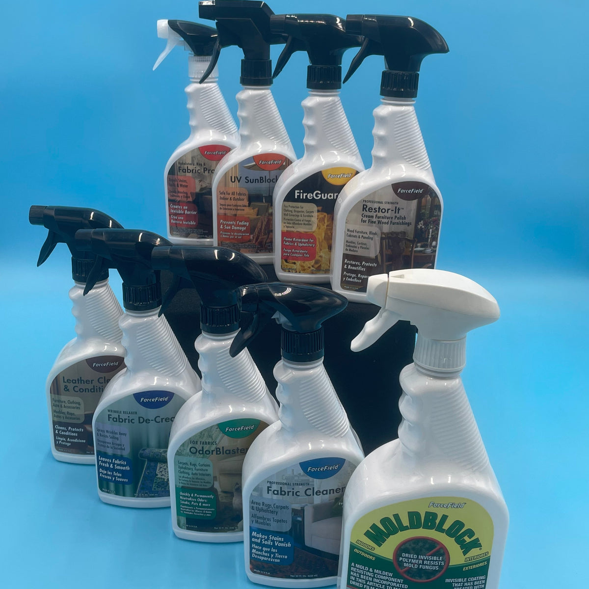 Drapery and Upholstery Fabric Sprays
