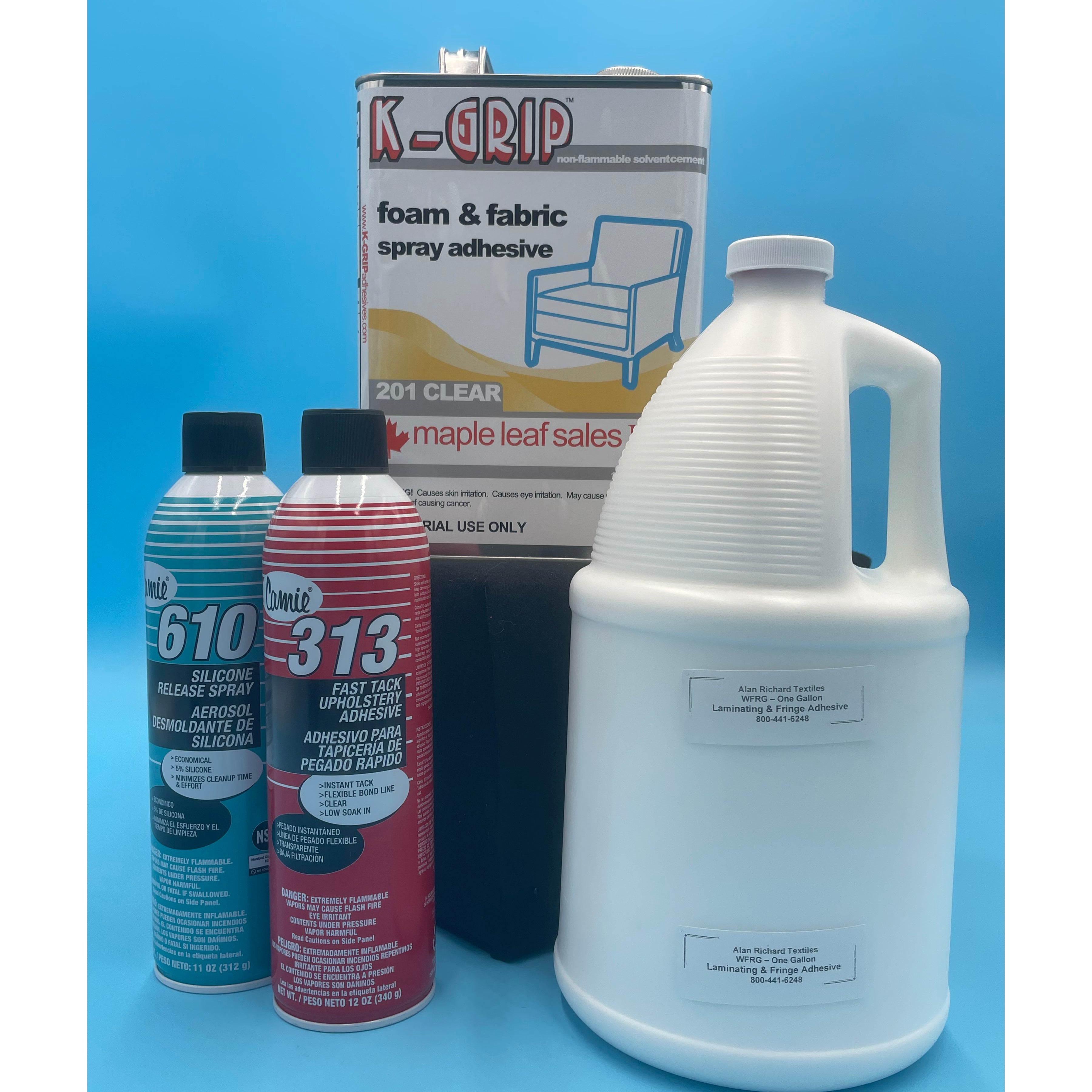 Upholstery Adhesives & Lubricants