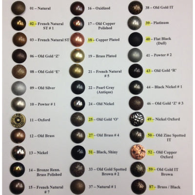 Decorative Upholstery Nail Heads