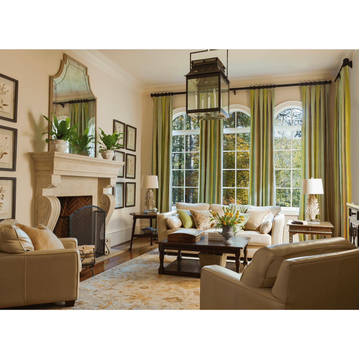 Kirsch wood trends curtain room scene