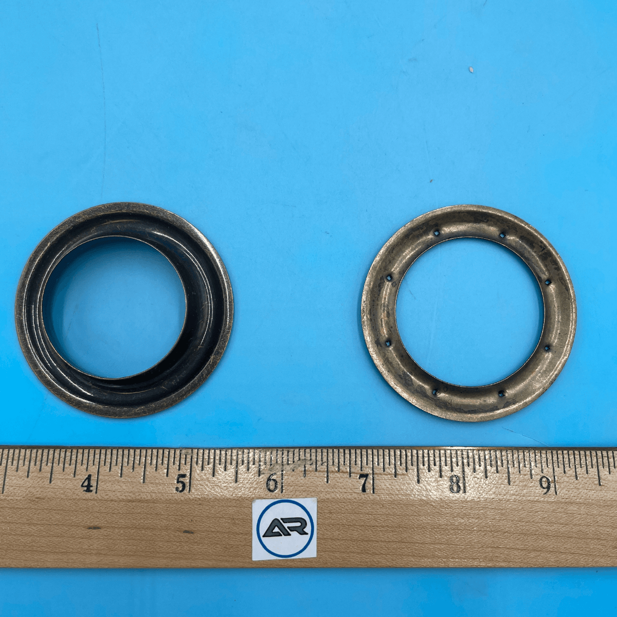 1-5/8" Large Spur Grommets Antique Brass