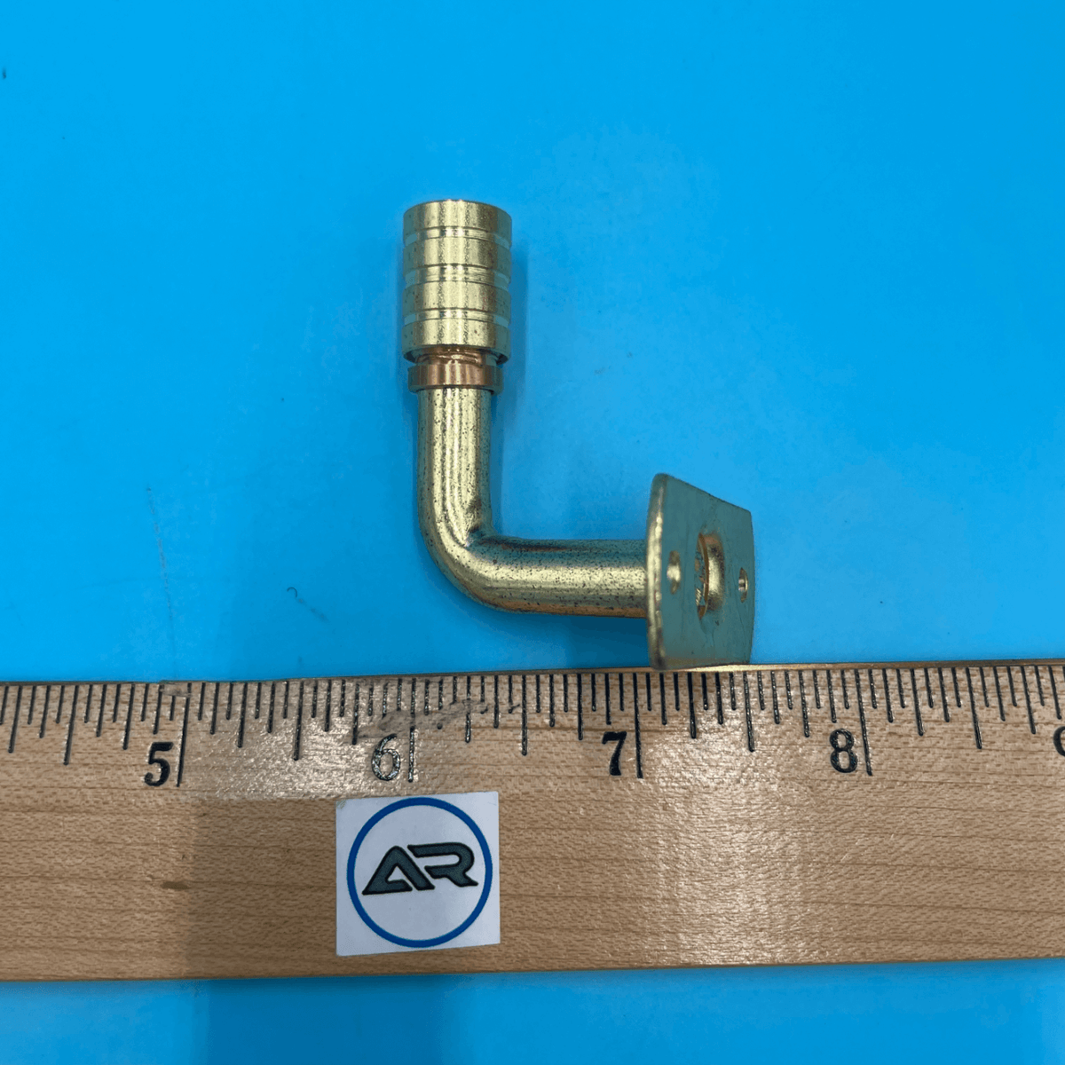 Gooseneck 3/8" Cafe Curtain Rod Bracket 1" Projection