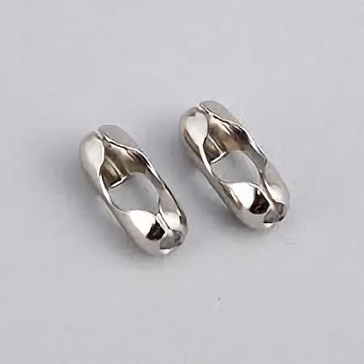 #10 Nickel Plated Brass Connectors - 10 Per Bag - #10 Metal Control Chain, Chain Connectors, Kirsch Architrac Series 9046, Kirsch Architrac Series 9600