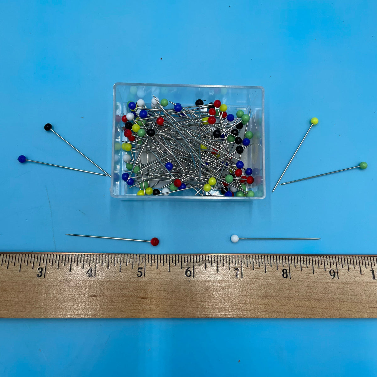 Osborne Glass Head Pins 2"