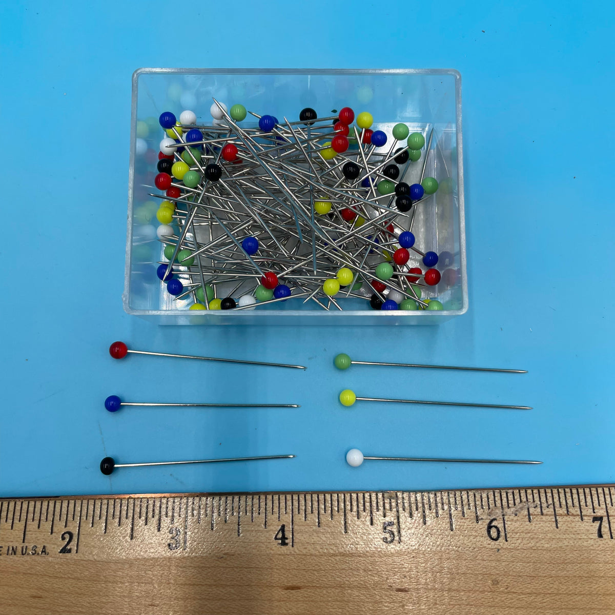 Osborne Glass Head Pins 2"