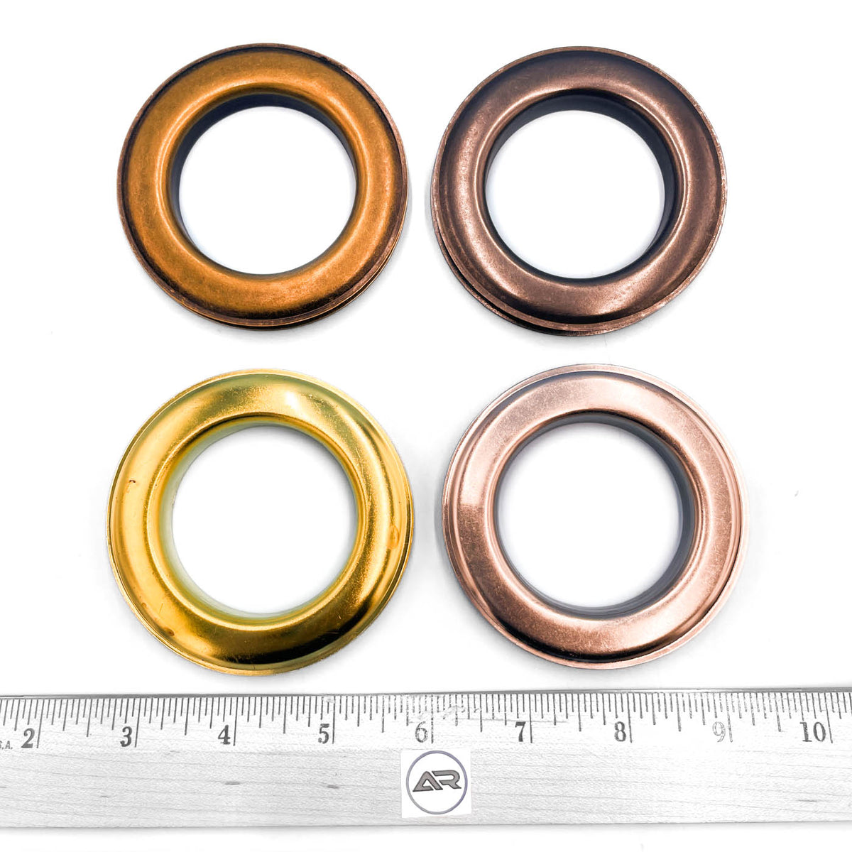 CS osbourne #15 2 inch grommet nickel black antique brass