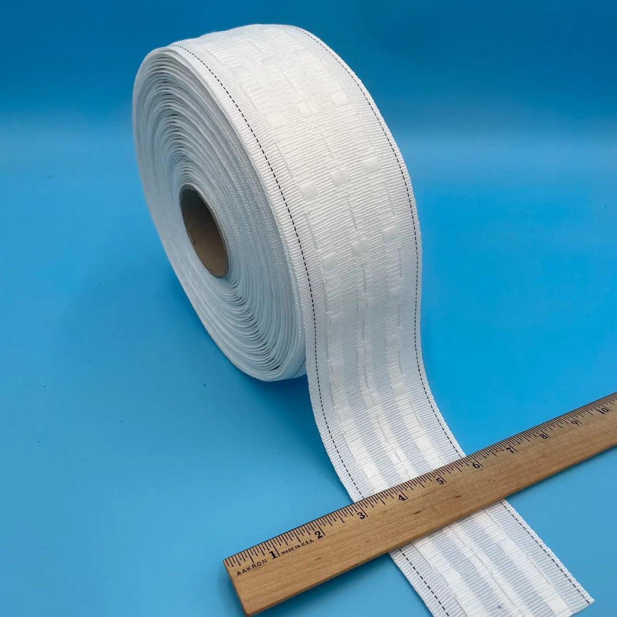 3" 3 Cord Pencil Pleat Shirring Curtain Tape 36 yard roll