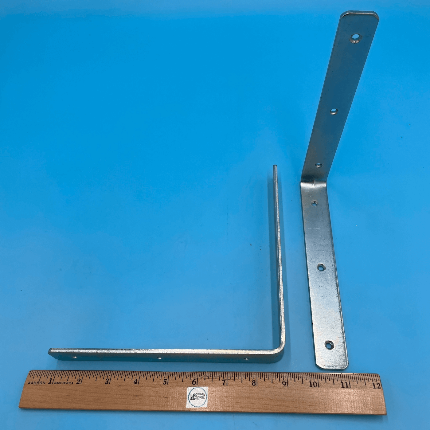 Zinc Plated Steel 8" Angle Irons