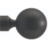 Forest drapery hardware Ball finial 30mm-black matte