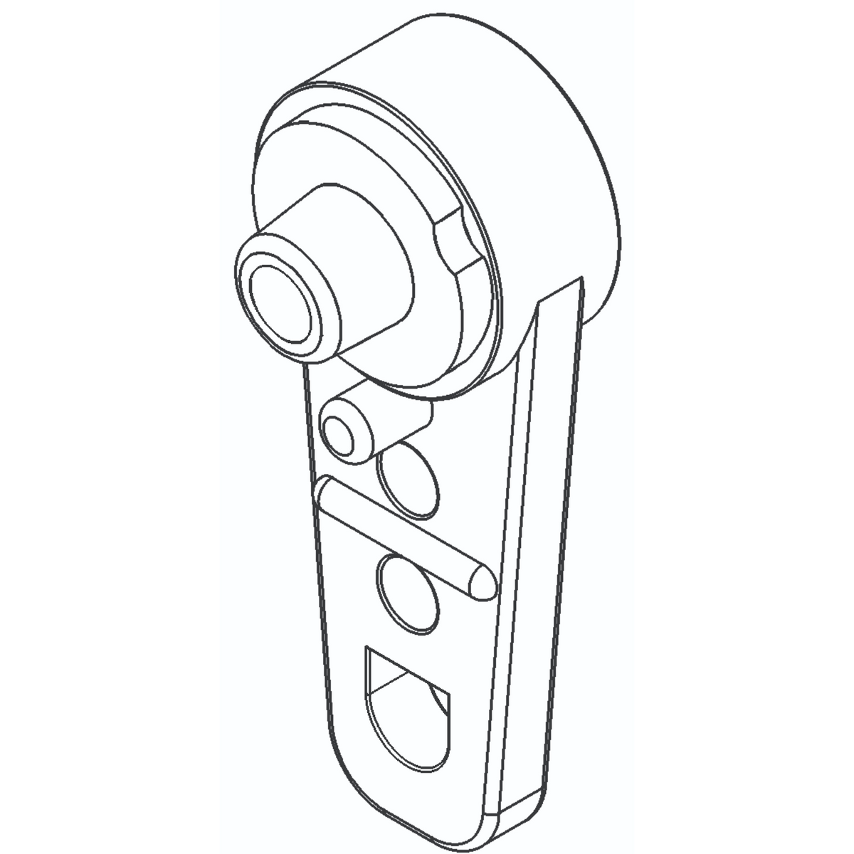 Forest drapery hardware Bb carrier 3 pin placement wt