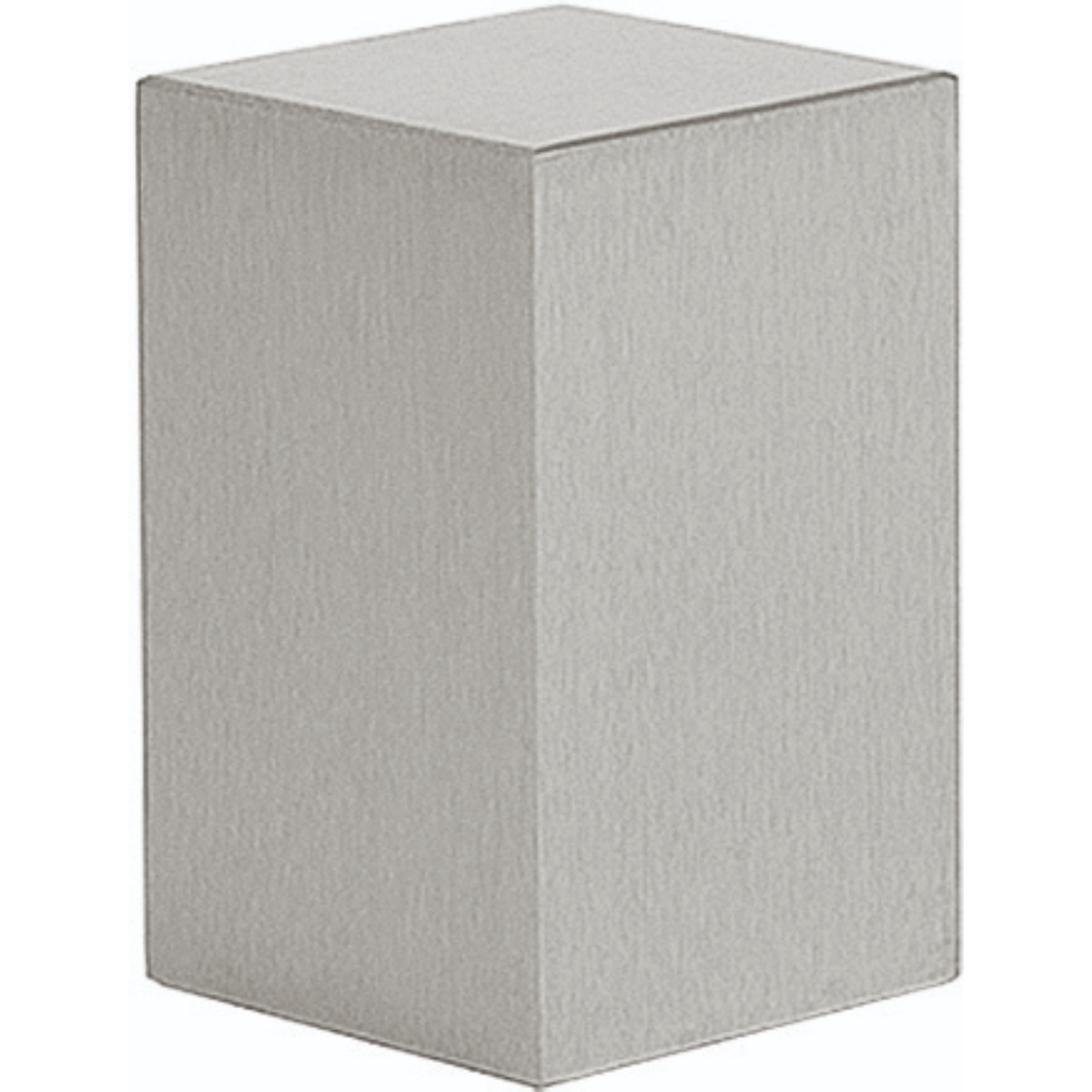 Forest drapery hardware Block finial 30mm-satin nickel