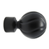 Forest drapery hardware Bola finial 20mm-black