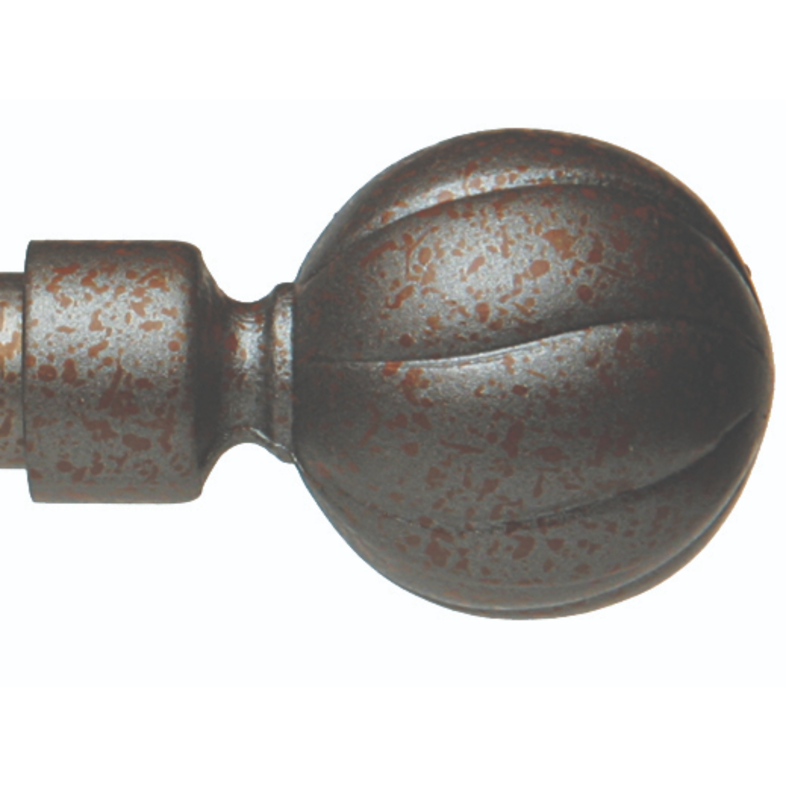 BOLA FINIAL 20MM-GRAPHITE RUST