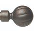 Forest drapery hardware Bola finial 20mm-graphite rust