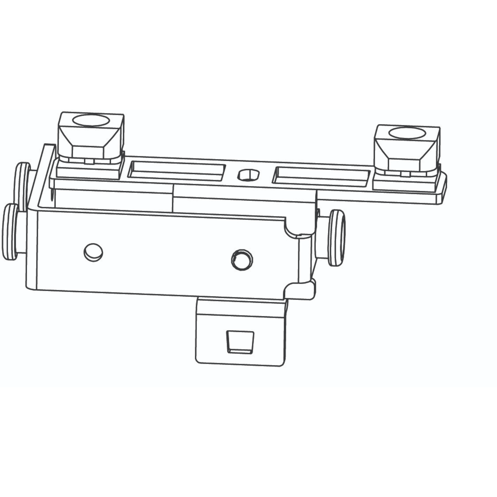 Forest drapery hardware Butt master r 15/box white