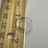 3/8" Roman Shade Rings - Clear