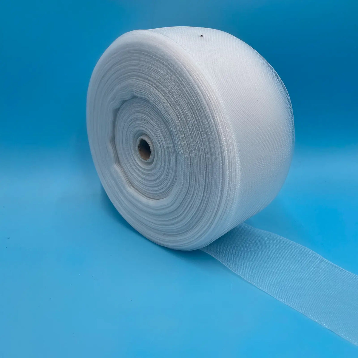 3" Clear Translucent Woven Crinoline Buckram 109 Yard Roll