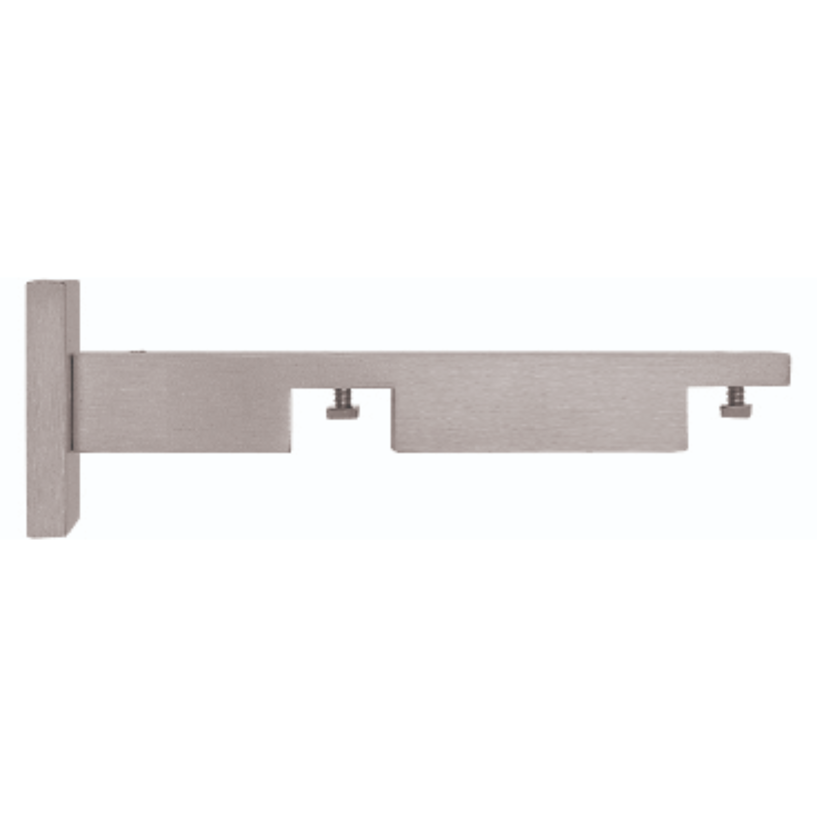 Forest drapery hardware Double wall bracket 90/190mm satin nickel