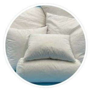 Down Feather and Polyester Pillow Inserts